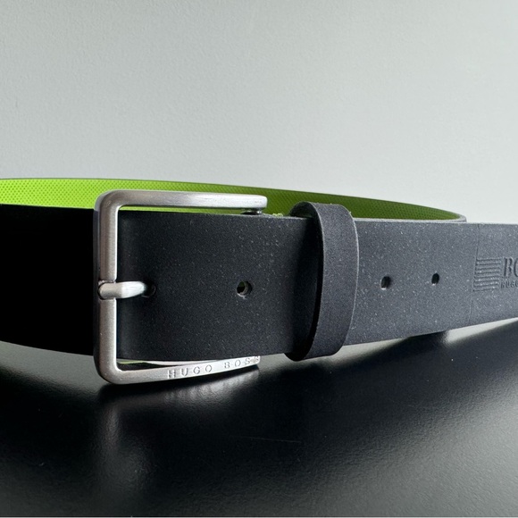 Hugo Boss leather belt, men, size 32” - Picture 10 of 10